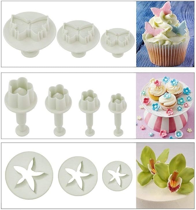 Fondant Tools - Fondant Cake Sugarcraft Alphabet Letters Cutters Cake Decorating Tools Cutters Icing Modelling Tool Kit Rolling Pin, Smoother, Embosser Mould Tools,Scissors
