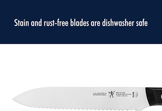 HENCKELS Solution Razor-Sharp 2-Piece Utility Knife Set, German Engineered Knife Informed by over 100 Years of Mastery, Stainless Steel
