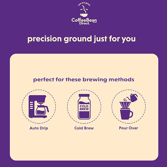 Coffee Bean Direct Poor Man's Blend®, Ground Coffee, Medium Roast, 5 Pound Bag (Pack of 1)