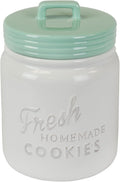 DII Kitchen Accessories Collection Ceramics, Cookie Jar, Aqua