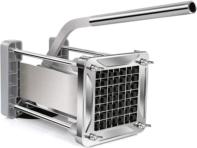 French Fry Cutter, Sopito Professional Potato Cutter Stainless Steel with 1/2-Inch Blade Great for Potatoes Carrots Cucumbers