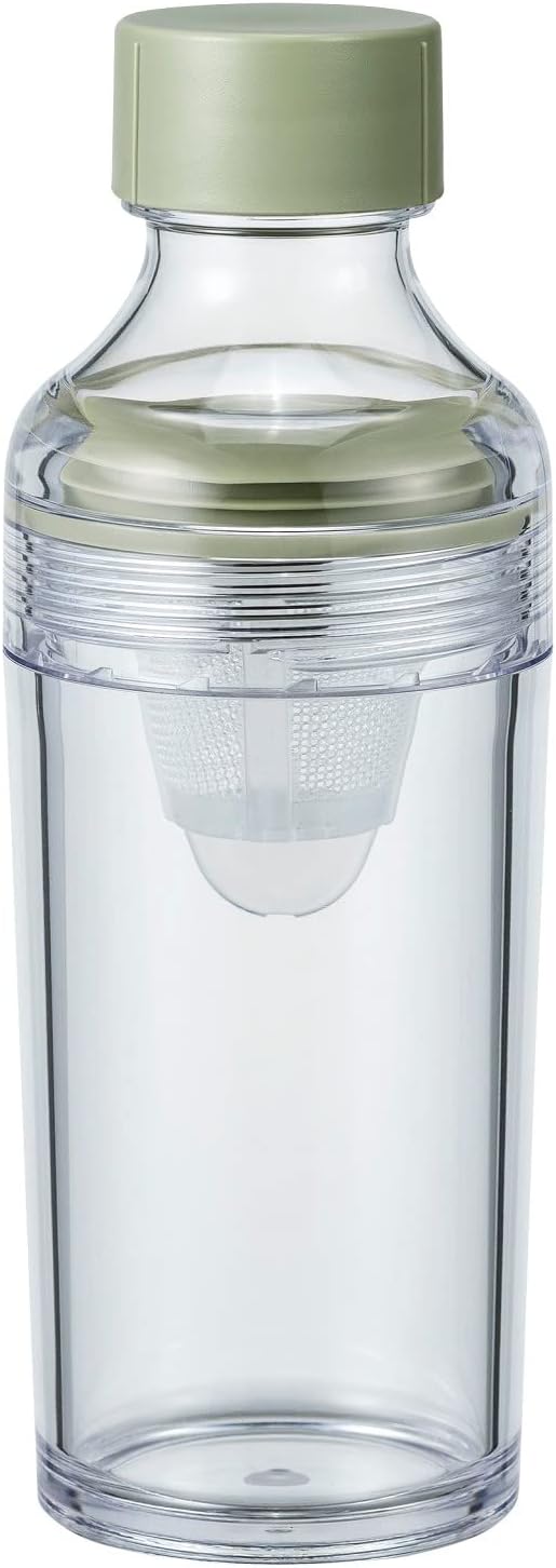 Hario Cold Brew Tea Portable Bottle, 160ml, Smoky Green