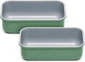 Caraway Non-Stick Ceramic 1 lb Loaf Pan Duo - Naturally Slick Ceramic Coating - Non-Toxic, PTFE & PFOA Free - Perfect for Pound Cakes, Breads, & More - Sage