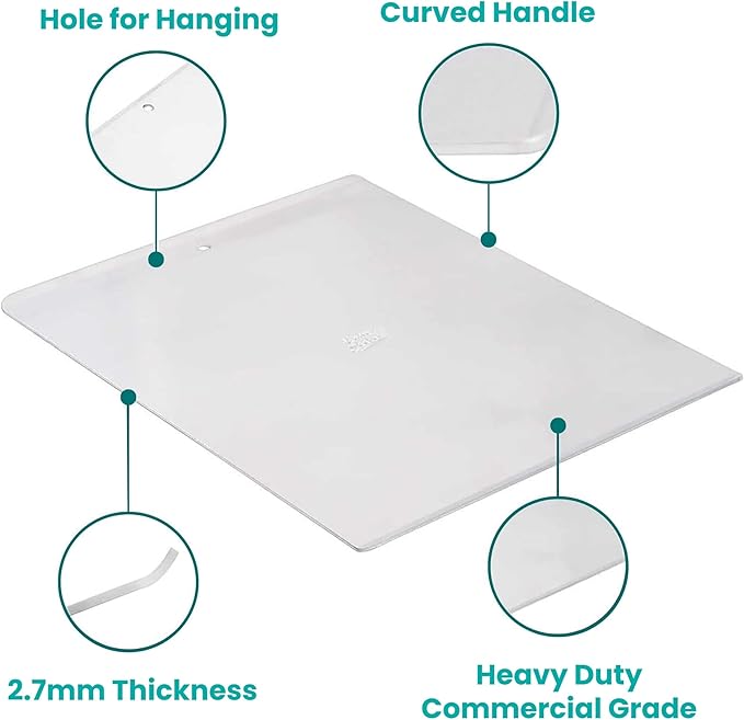 Commercial Quality Baking Sheet Pan Set, Pure Aluminum, Wrap Resistant, Large Flat Cookie Sheet 18" x 14", 100% Recycled Flat Baking Sheet Commercial Grade - The Natural Aluminum Collection