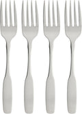 Oneida Paul Revere Fine Flatware Salad Forks, Set of 4, 18/10 Stainless Steel
