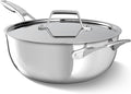 Premier Stainless Steel 4.5-Qt Chef's Pan with Lid