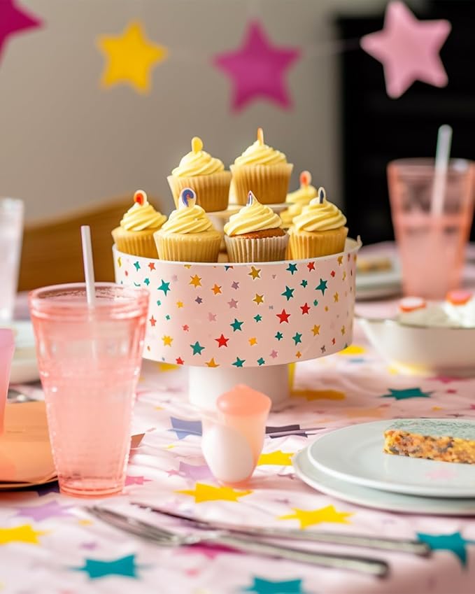 qiqee 600 Count Mini Cupcake Liners White Muffin Liners Food Grade Baking Cups Paper No Smells（Small Size）