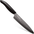 Kyocera Advanced Ceramic Revolution Series 5-inch Slicing Knife, Black Handle, Black Blade