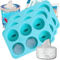 Shark Gifts for Shark Lovers - 3 PACK Shark Mold Cool Shark Stuff - Fun Ice Cube Trays for Shark Theme Birthday Party Supplies - Fin Ice Molds Fun Shapes the perfect funny Craft Ice Cube Molds