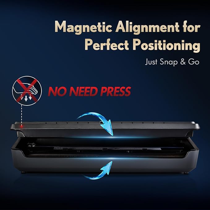 Vacuum Sealer for Food 90Kpa Powerful Vacuum Sealing Machine 7 in 1 Modes with Freshness Storage Bag Powerful Big Size (Don't Need Press)
