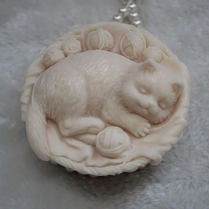 Handmade Silicone Mold for Soap, Candle, Ice Sculpture & More - Aroma Plaster Mold Bowl