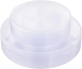 KIRE 60PCS Clear Plastic Plates - Heavy Duty Clear Disposable Plates for Party/Wedding - Include 30Pieces 10.25inch Dinner Plates and 30Pieces 7.5inch Dessert/Salad Plates