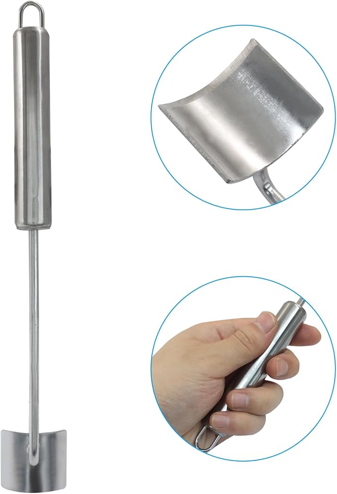 Stainless Steel Corn Peeler, Long Handle Corn Stripper Corn Cutter, Corn Cob Remover Corn Shucker for Home Kitchens/Outdoor Dining Enthusiasts