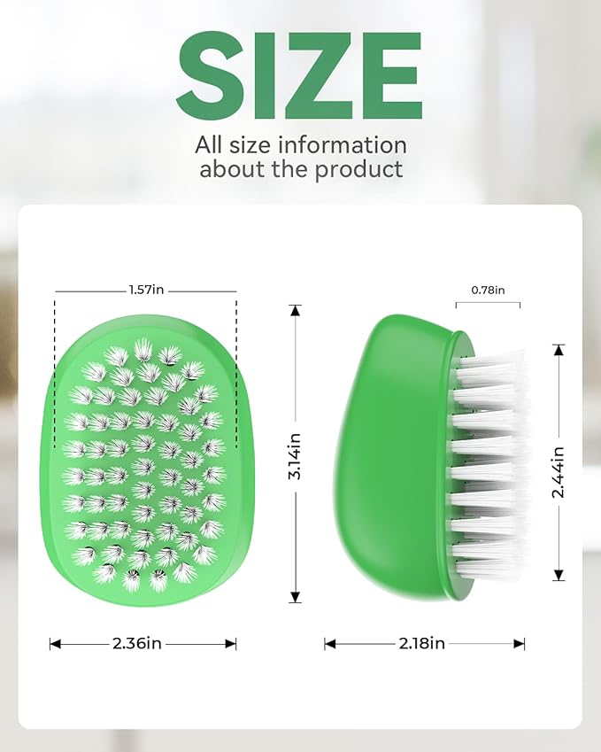 SXhyf Vegetable Brush Scrubber for Food [Black Stiff Bristles Brush + White Soft Bristles Brush] Potato Scrubber, Dishwasher Safe Veggie & Fruit Cleaning Brush for Mushrooms, Carrots, Lemons, Eggs