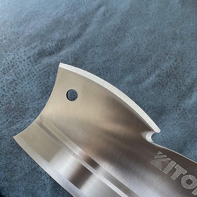 Kitory Meat Cleaver, Butcher Knife, Bone Cutter Dual Edges, Heavy Duty Kitchen Chopper Knife for Bone Meat Vegetable, Chinese Chefs Knife with Pearwood Handle, 2024 Gift for men and women.