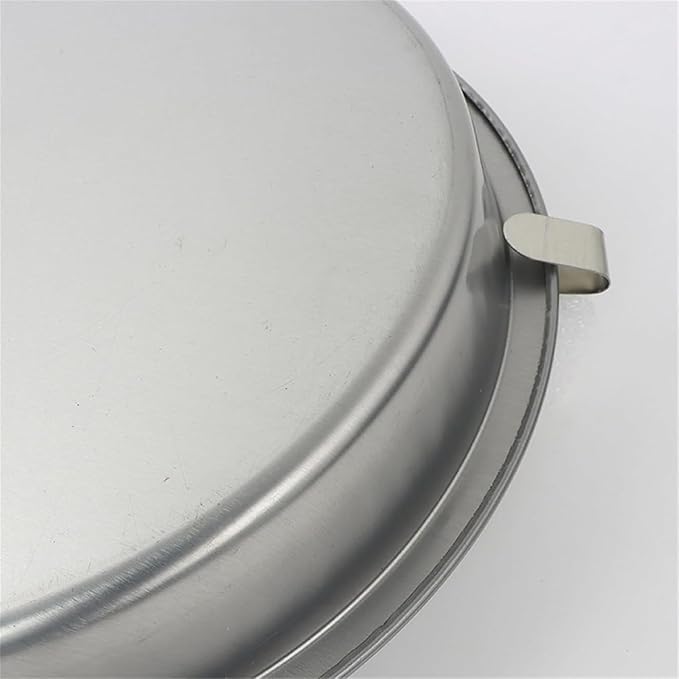 Easy Release Pans Round with Lever, 9.7" Quick Release Easy-Out Cake Pan Set,Baking Tools Pans Stainless Steel Round,Apple Pie Bake & Serve Sets, For All Kinds of Bases (3)