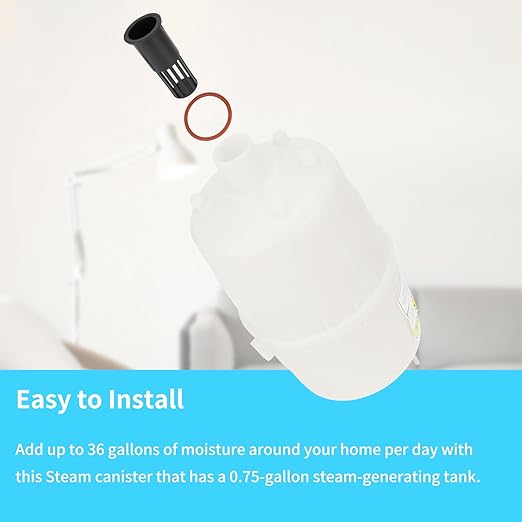 80 Steam Canister Replacement Compatible with Steam Humidifier Canister Model 800 and 865 Steam Canister with O-Ring for Leak-Proof Seal (Pack of 2)