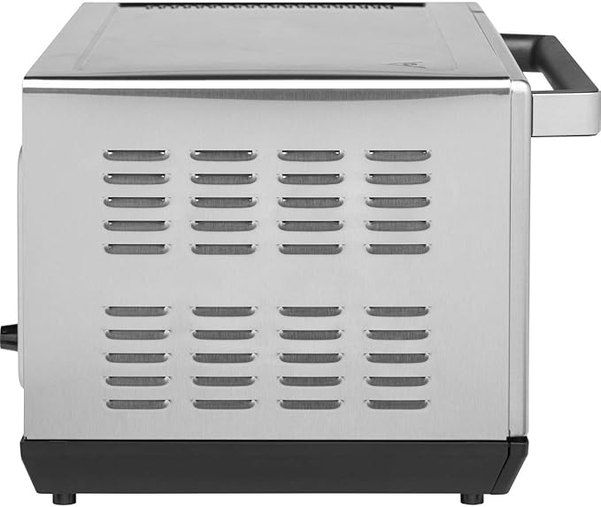 GE Convection Toaster Oven | Quartz Heating Technology | Large Capacity Toaster Oven Complete With 7 Cook Modes & Oven Accessories | Countertop Kitchen Essentials | 1500 Watts | Stainless Steel