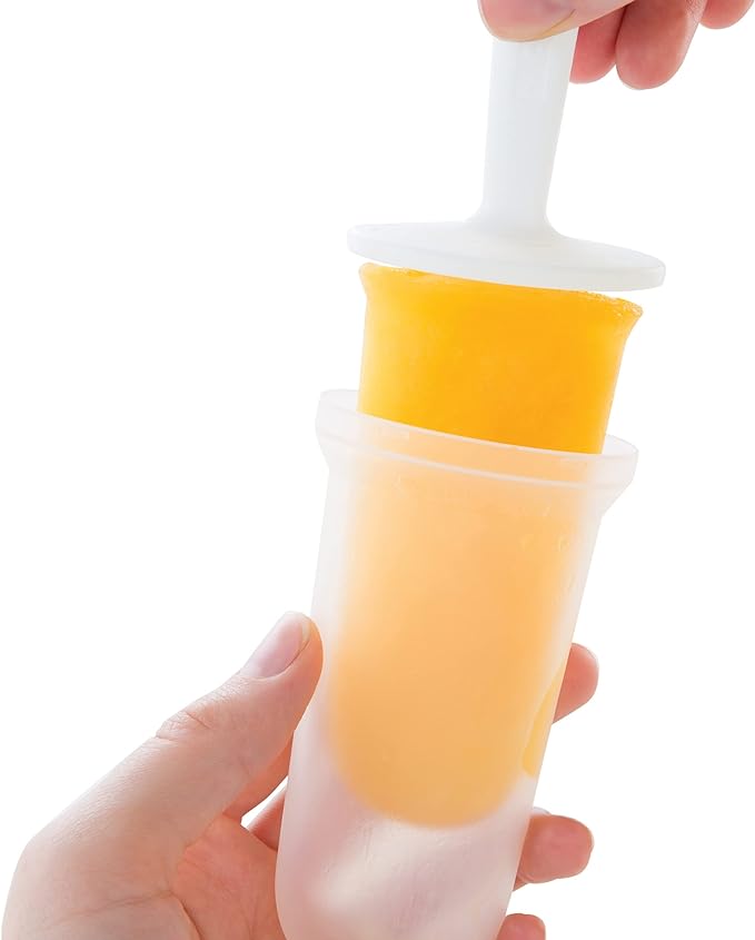 Zoku Classic Pop Molds, 6 Easy-release Popsicle Molds With Sticks and Drip-guards, BPA-free