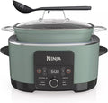 Ninja Foodi PossibleCooker PRO 14-in-1 8.5 Qt Multi-Cooker – Replaces 14 Tools, Nonstick Pot, Glass Lid & Integrated Spoon (Sage Green)
