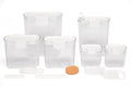 Progressive ProKeeper Baker's Airtight Kitchen Storage Canister Container Set for Flour, Sugar & More, Keeps Ingredients Fresh, with Accessories (White, 6- Piece)