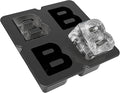 Customized Letter B Ice Cube Mold -Letter Silicone Ice Mold for Custom Ice Cube Mold and Baking Chocolate, Ice Cube Molds for Cocktails & Whiskey for Thanksgiving and Halloween