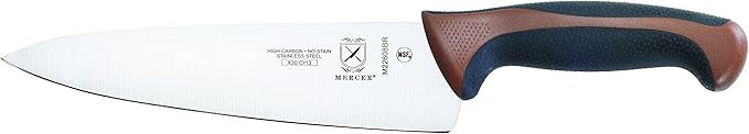 Mercer Culinary Millennia Colors 5-Piece Magnetic Board Set with Chocolate Handles, Rubberwood