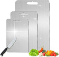 100% Pure Titanium Cutting Boards for Kitchen Suitable for restaurant and home food Meat &Vegetable &Pizza Can be Washed in a Dishwasher Safe Tabla Para Picar Para Cocina (11.5"Lx8"W)