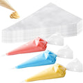 10 Inch Disposable Piping Bags 200PCS, Icing Piping Bags for Frosting, Thickened Non-Slip and Anti-Burst Pastry Bags for all Size Tips Couplers and Baking Cookies Candy Supplies Kits