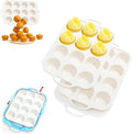 Silicone Muffin Pans for Baking 2 Pack, 2.8 Inch with Metal Reinforced Frame, Regular Size Nonstick Silicone Cupcake Pan 12 Cups for Baking Homemade Muffins, Cupcakes, Dishwasher Safe BPA Free