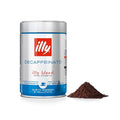 illy Ground Coffee Espresso - 100% Arabica Coffee Ground – Classico Decaf Roast - Notes of Caramel, Toasted Bread & Chocolate - Rich Aromatic Profile - Precise Roast - No Preservatives – 8.8 Ounce