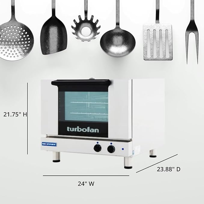 Moffat E22M3 24" Countertop Convection Oven, Electric 110-120V/50/60/1-ph Half Size Single Deck