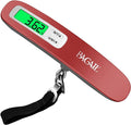 BAGAIL Digital Luggage Scale, 110lbs Hanging Baggage Scale with Backlit LCD Display, Portable Suitcase Weighing Scale, Travel Luggage Weight Scale with Hook, Strong Straps for Travelers