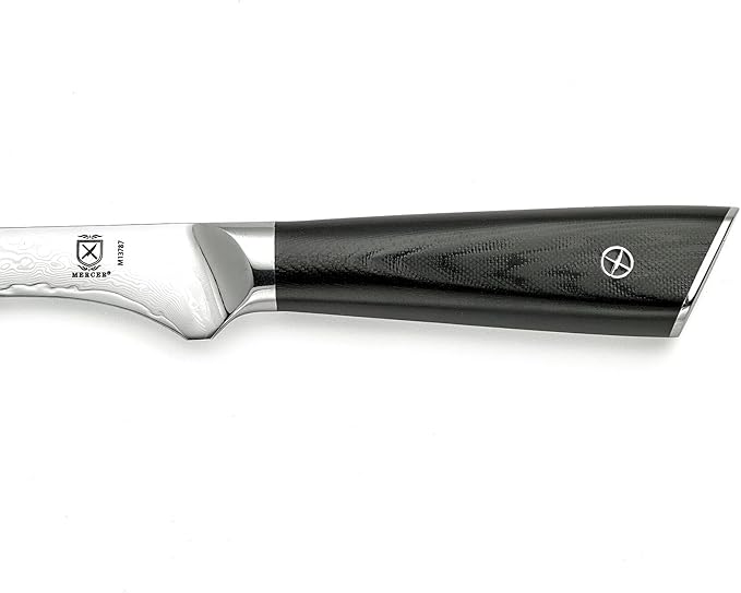 Mercer Culinary M13787 Premium Grade Super Steel, 6-Inch Boning Knife, G10 Handle