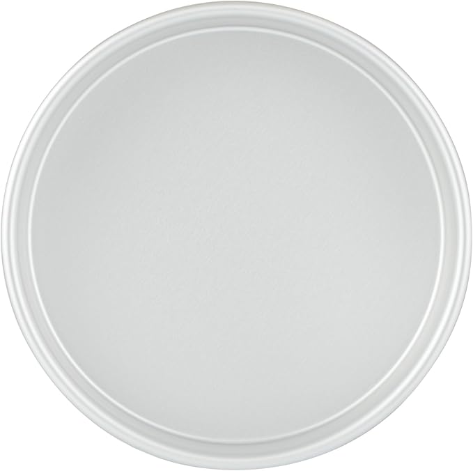Restaurantware-Met Lux 8 x 2 Inch Straight-Sided Baking Tin, 1 Round Cake Pan - Oven-Ready, Freezable, Anodized Aluminum Round Baking Pan, Greaseproof, For Layer Birthday Cake
