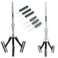 DASBET Engine Brake Cylinder Hone 2Pcs | Engine Cylinder Hone Tool for Grinding Holes Adjustable Deglazer 1" to 2-1/2" and 1-1/4" to 3-1/2" Diameter with Extra 6-Piece Stones 220 Grit (1-1/8" and 2")