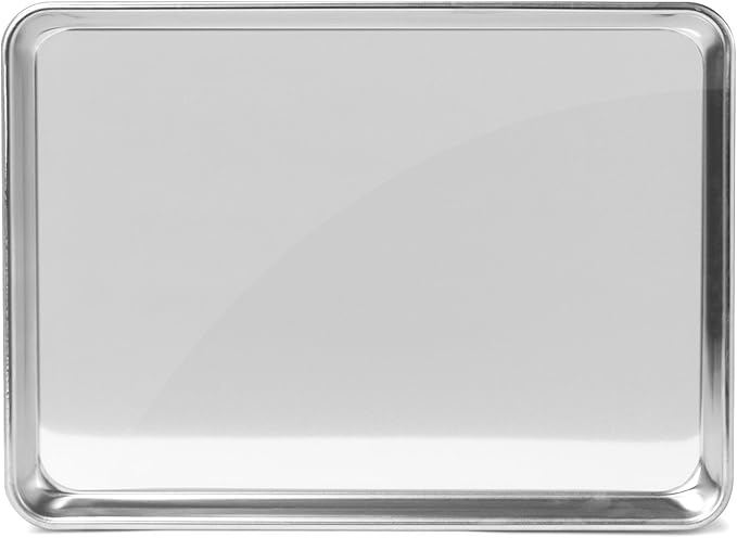 GRIDMANN 13" x 18" Commercial Grade Aluminum Cookie Sheet Baking Tray Jelly Roll Pan Half Sheet - 12 Pans