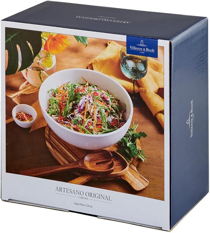 Villeroy & Boch Artesano Original Round Vegetable Bowl, 11 in, Premium Porcelain, White