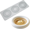 Tuille Molds Silicone Molds Baking Mold Hollow 3D Fondant Lace Chocolate Candy Silicone Molds for Baking, Polymer Clay, Resin, Sugar Craft, Dessert (Water Drop_9.6x3.4x0.12 inch)