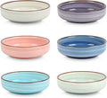 Selamica Ceramic 2.5 OZ Soy Sauce Dish Dipping Bowls Set of 6, 3.3 Inch Small Side Dish Pinch Bowls, Mini Bowls for Condiments, Ketchup, BBQ, Sushi, Gradient Color