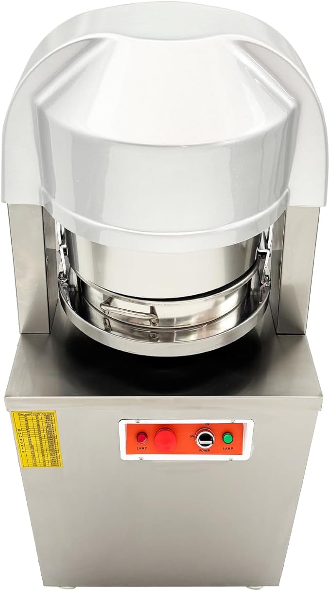 Electric Automatic Dough Divider 36pcs, Commercial Dough Dividing Cutting Machine, Stainless Steel Dough Cutter for Bakery, Pizzeria, 110V