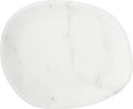 Carlisle FoodService Products Ridge Resuable Plastic Platter Oblong Platter for Home and Restaurant, Melamine, 13 Inches, Marble, (Pack of 6)