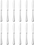New Star Foodservice 58444 Bead Pattern, Stainless Steel, Dinner Knife, 8.5-Inch Set of 12