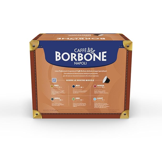 Caffè Borbone Red Blend Nespresso Compatible Espresso Coffee Pods, 100 Count Espresso Pods
