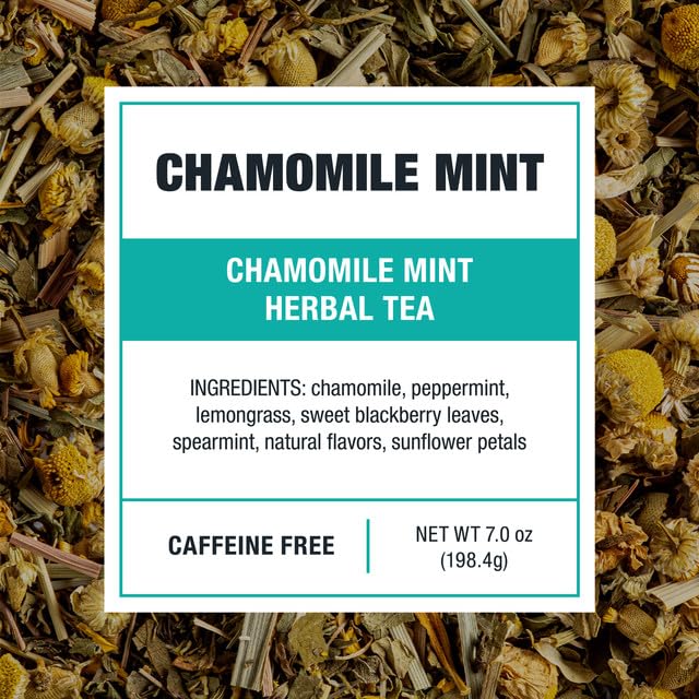 Tiesta Tea - Chamomile Mint Cold Brew, Loose Leaf, Premium Blend, Non-Caffeinated Iced Tea, 10 Cold Brew Packets, Makes One 64oz Pitcher