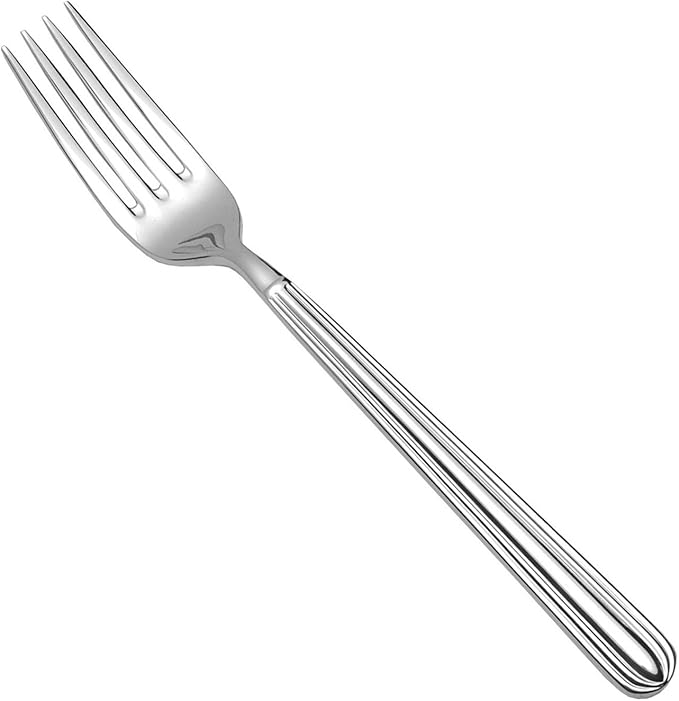 Fortessa Metropolitan 18/10 Stainless Steel Flatware Serving Fork, 9.25-Inch