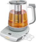 Health Pot Electric Kettle with Infuser，Smart Fruit Hot Tea Maker, Temperature Control and Tea Keep Warm, 12 Functional Procedures, 1.8 Liters of Capacity