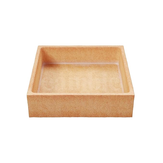 Cambie Medium Square Vanilla Tart Shells, 55mm (2.16") Diameter, French Style Tart Shells, White Chocolate Coating, Pack of 40