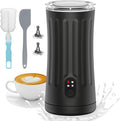 Milk Frother, 4-in-1 Milk Steamer and Frother, 8.1oz/240ml Automatic Warm and Cold Foam Maker, Auto Shut-Off Frother for Coffee, Latte, Cappuccino, Macchiato(Black)