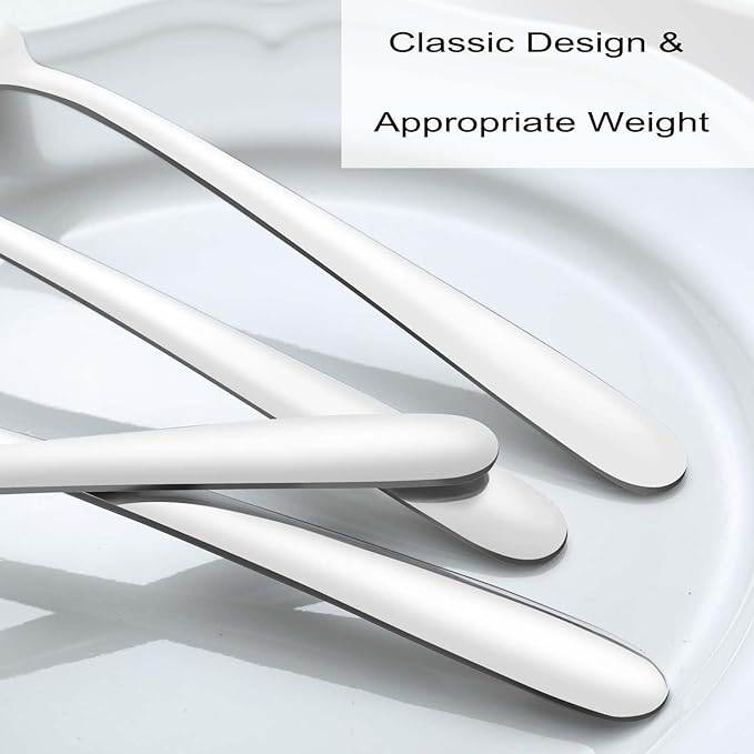 Pleafind 24-Pcs Dinner Forks, 7.1 Inch Forks Silverware, Silverware Forks, Stainless Steel Forks, Mirror Polished Forks Silverware Set, Forks Use for Home, Kitchen or Restaurant, Dishwasher Safe